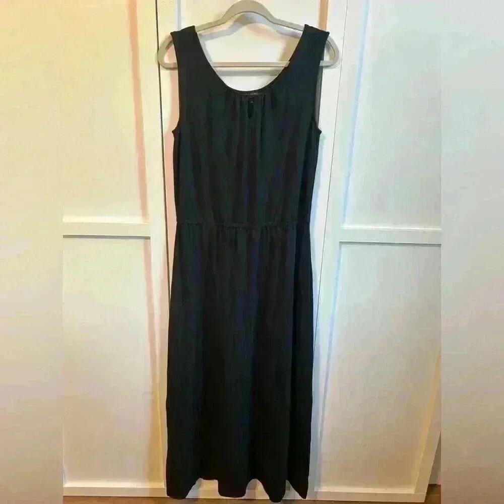 Talbots Black Maxi Dress Medium